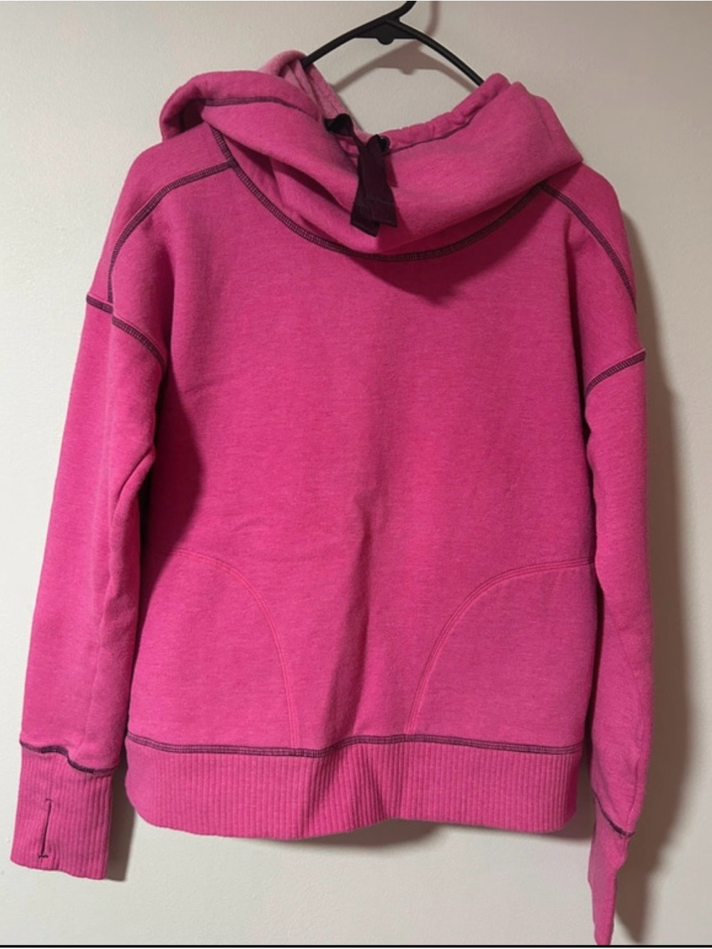 Athleta Cowl Neck Pink Hoodie